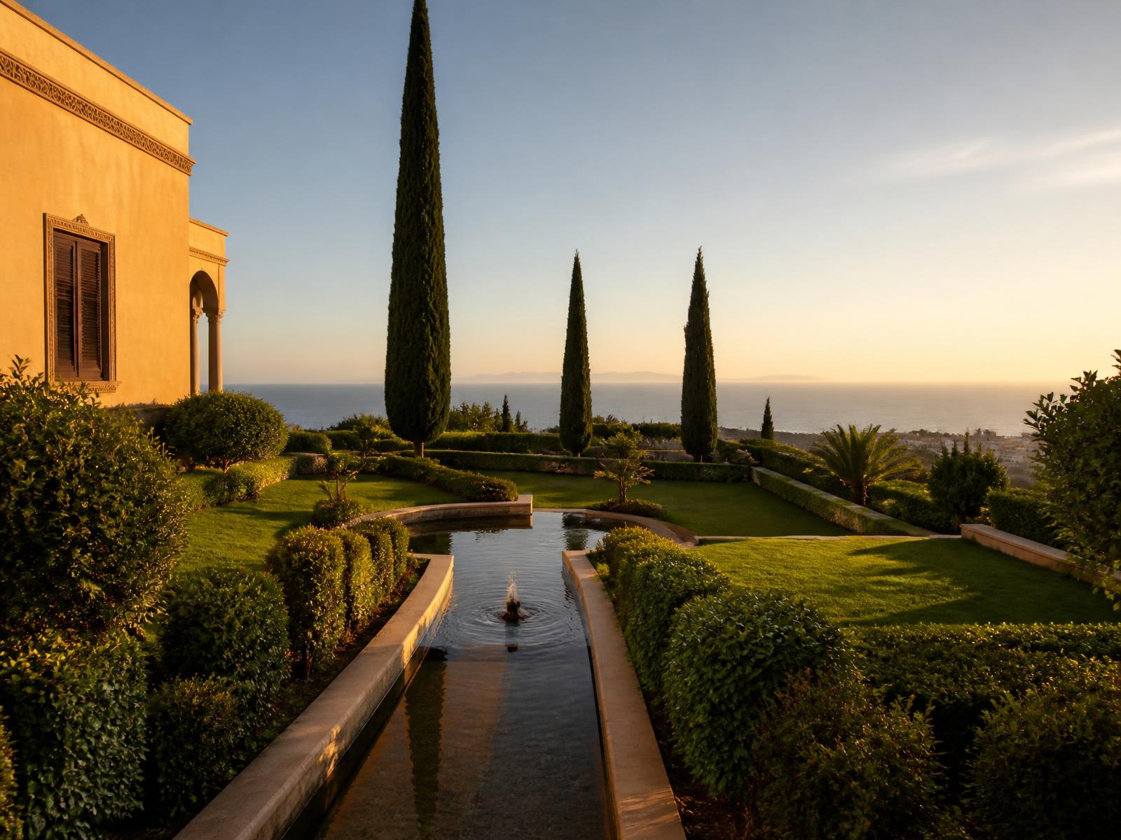 Jardin de maison privée — Aménagement paysager réalisé par GreenNova au Maroc